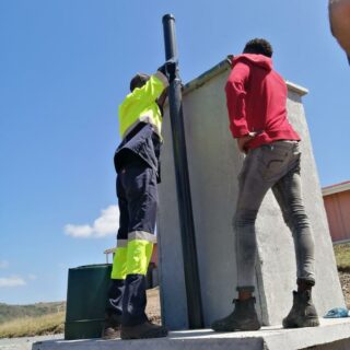 Ventilation for the latrine