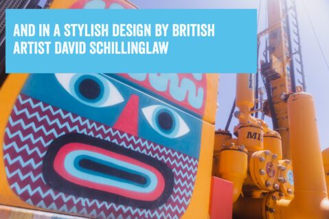 David Schillinglaw designed the drilling machine, Viva con Agua